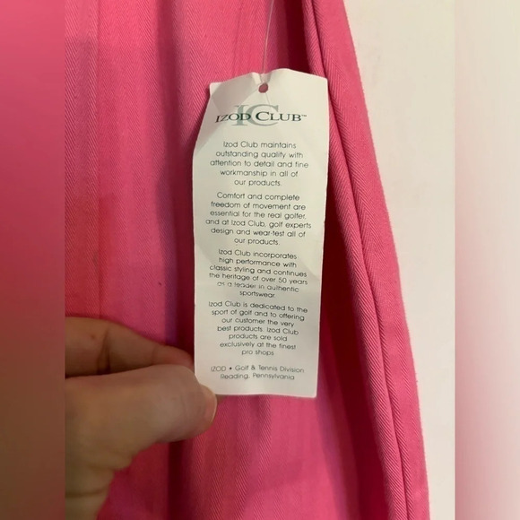 NWT 80s Izod‎ Golf & Tennis of Reading, PA faux wrap 100% cotton skirt “striped” - Picture 2 of 8